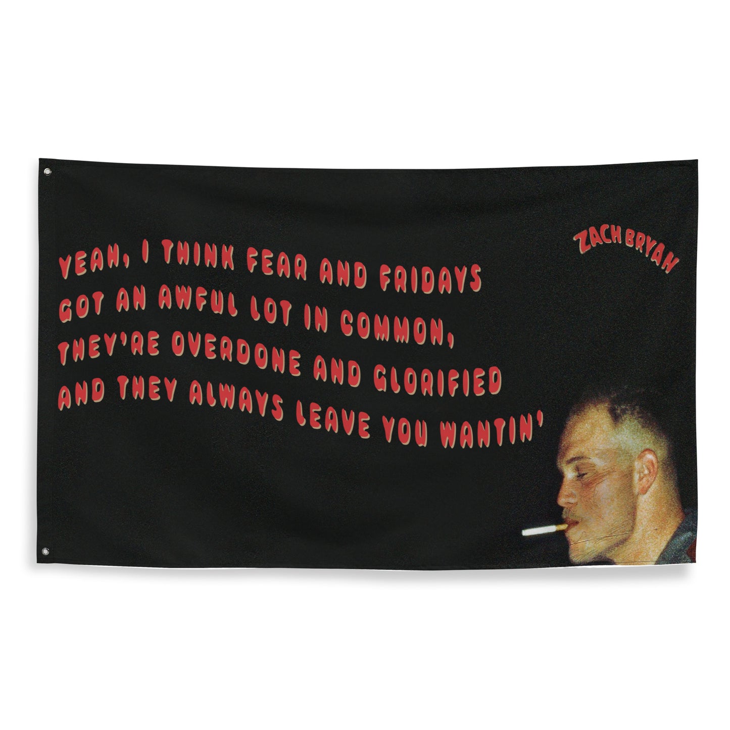 Fear and Fridays Poem Flag