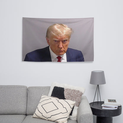 Trump Mugshot Flag