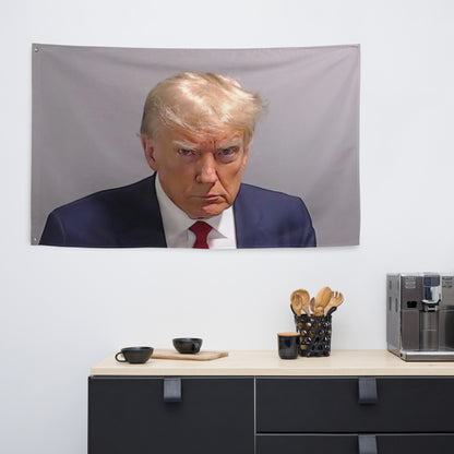 Trump Mugshot Flag