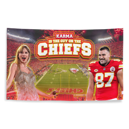 "Karma is the guy on the Chiefs" Flag