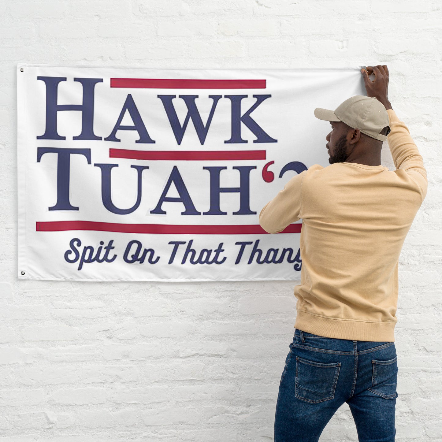 Hawk Tuah Flag